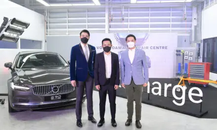 นักแสดง-พิธีกรชื่อดัง “ขุน-ชานนท์” ร่วมงาน Grand Opening Volvo Damage Repair Centre