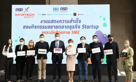 กรมพัฒน์ฯ ประกาศความสำเร็จโครงการ “ขยายตลาดธุรกิจ Startup ยกระดับศักยภาพ SME” ภายใต้แคมเปญ “DBD Service x Martech Startup”