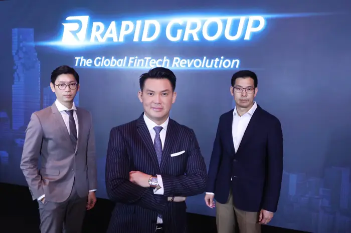 เปิดตัว Rapid Group ฟินเทคชั้นนำระดับโลก เจาะตลาดรถมือสองครบวงจร ตั้งเป้าไอพีโอปีหน้า พร้อมดันยอดสินเชื่อทะลุ 3 หมื่นล้านใน 5 ปี