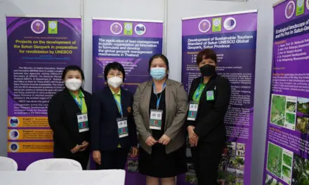 วศ.อว. จัดแสดงผลงาน “Waste management of satun UNESCO Global Geopark” ในงาน APGN 2022 จ.สตูล