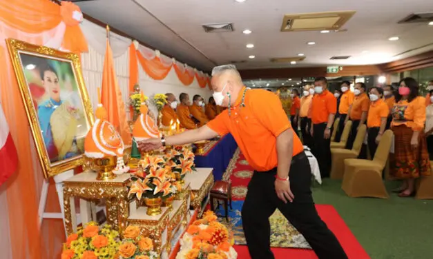 การเคหะแห่งชาติจัดพิธีเจริญพระพุทธมนต์ ทำบุญตักบาตร และปล่อยปลาถวายแด่เจ้าฟ้าพัชรกิติยาภาฯ