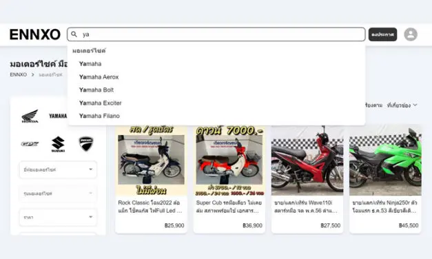 ตลาดซื้อ-ขายมอเตอร์ไซค์สุดฮิต ด้วยแพลตฟอร์มออนไลน์ดีๆ ต้องที่ ENNXO
