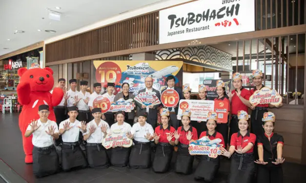“สึโบฮาจิ” ฉลองครบรอบ 10 ปี จัดแคมเปญใหญ่ ลุ้นตั๋วเครื่องบินไป-กลับ กรุงเทพฯ – โตเกียว