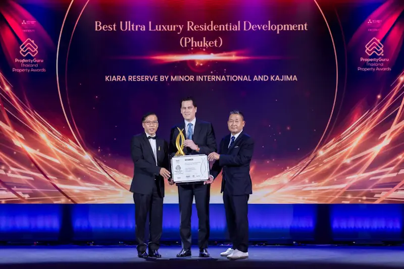 คิอารา รีเซิร์ฟ คว้ารางวัลอันทรงเกียรติ Best Ultra Luxury Residential Development (Phuket) จากงาน PropertyGuru Thailand Property Awards 2024