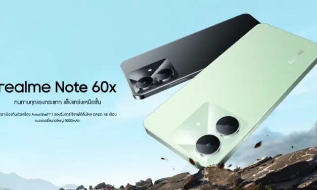 สัมผัสสมาร์ตโฟนบัดเจ็ตสุดแกร่ง! “realme Note 60X” เปิดจำหน่ายทั้งหน้าร้านและออนไลน์ ทุกช่องทาง 20 ธันวาคมนี้