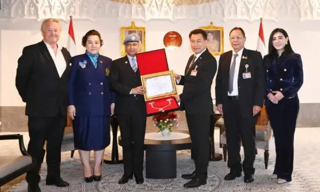 His Excellency Wan Muhammad Nor Matha, Speaker of the National Assembly, assigned the First Deputy Speaker of the House of Representatives to officially welcome the President of the United Peace Keepers Federal Council (UNPKFC) and their delegation on the occasion of their visit to Thailand to attend the Global Leadership Summit 2024 (GLS2024).