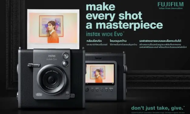 ฟูจิฟิล์ม เปิดตัว “instax WIDE Evo” กล้องอินสแตนท์ไฮบริดระดับไฮเอนด์