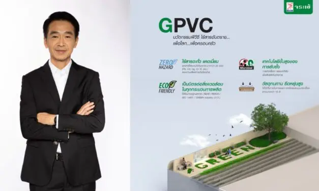 “จระเข้” จับเทรนด์ “อสังหาฯ กรีน” เปิดตัว “จระเข้ คิ้ว GREEN” นวัตกรรม GPVC คิ้ว พีวีซี ไร้สารอันตรายเจ้าแรกเมืองไทย