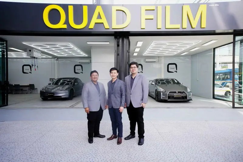 Quad Film มั่นใจศักยภาพตลาดรถยนต์ในประเทศไทย เดินหน้าขยายตัวแทนจำหน่าย 70 แห่งทั่วประเทศ ตั้งเป้ามีตัวแทนกว่า 25 แห่ง ในปีแรก และส่วนแบ่งตลาดฟิล์มกรองแสงพรีเมียม 10% ภายใน 3 ปี