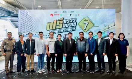ที ลีสซิ่ง ร่วมกับเอ็ม บี เค เซ็นเตอร์ พร้อมภาคีเครือข่าย เปิดงาน “ที ลีสซิ่ง เปื้อนยิ้ม เพิ่มห่วงใย ตรวจสภาพรถจักรยานยนต์ ฟรี! ครั้งที่ 7”