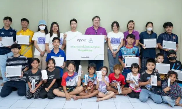OPPO ส่งเสริมเยาวชนพัฒนาความคิดสร้างสรรค์ ร่วมบริจาคอุปกรณ์เทคโนโลยีเพื่อการศึกษาให้แก่มูลนิธิสันติสุข