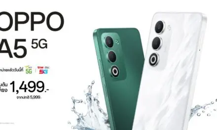 ออปโป้วางจำหน่าย OPPO A5 5G สมาร์ตโฟนสวย ครบ จบทุกดาเมจ ในราคาเริ่มต้นเพียง 1,499 บาทเท่านั้น!
