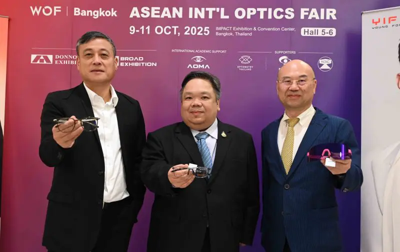 ASEAN Int’l Optics Fair เตรียมเปิดฉาก 9-11 ต.ค.นี้ ต่อยอดอุตสาหกรรมแว่นตาและสายตาครบครันที่สุดในอาเซียน