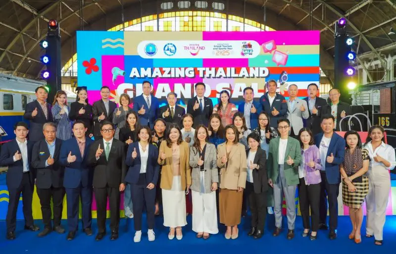 เอ็ม บี เค เซ็นเตอร์ ร่วมคิกออฟแคมเปญ Amazing Thailand Grand Sale 2025 ส่งมอบความพิเศษให้นักท่องเที่ยวใช้จ่ายสนุกยิ่งขึ้น กระตุ้นการท่องเที่ยวประเทศไทย