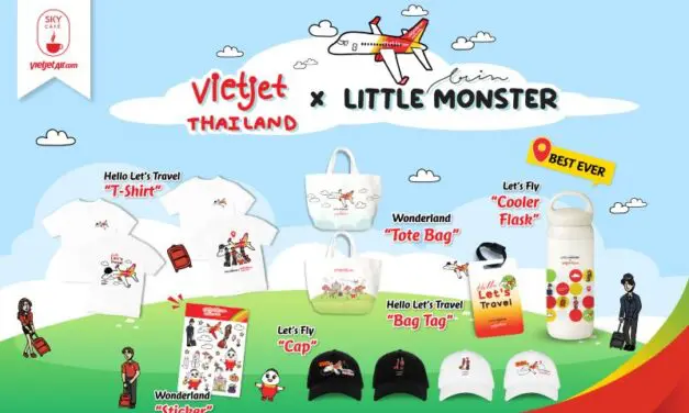 เวียตเจ็ทไทยแลนด์ จับมือ จิน Little Monster เปิดตัวคอลเลกชันสินค้าท่องเที่ยวสุดน่ารัก พร้อมสร้างความสุขในทุกการเดินทาง