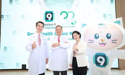 โรงพยาบาลพระรามเก้า ฉลองครบรอบ 33 ปี ภายใต้แนวคิด “Good Health Grows With Care” เปิดตัว “9 SMART” ยกระดับสู่การเป็นพันธมิตรสุขภาพยุคดิจิทัล