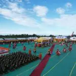 สมเด็จพระราชาธิบดีจิกมี เคเซอร์ นัมเกล วังชุก เสด็จเป็นองค์ประธานในพิธีเปิดการก่อสร้างสนามบินนานาชาติเกเลพูอย่างเป็นทางการ
