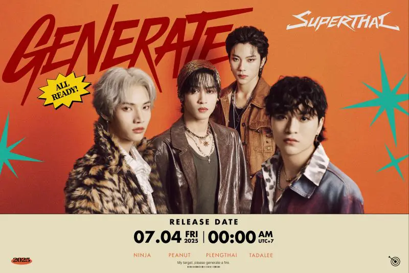 “SuperThai” ส่งซิงเกิลพรีเดบิวต์ “GENERATE” ตอกย้ำความฮอต! เสิร์ฟพลังเสือกับ Dance Performance สุดเท่