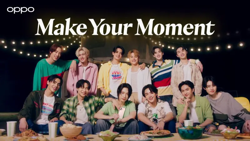 OPPO ปล่อยทีเซอร์แคมเปญใหม่ “Make Your Moment” ร่วมกับวงบอยแบนด์สุดฮอต BUS because of you i shine เติมเต็มทุกโมเมนต์ด้วย OPPO