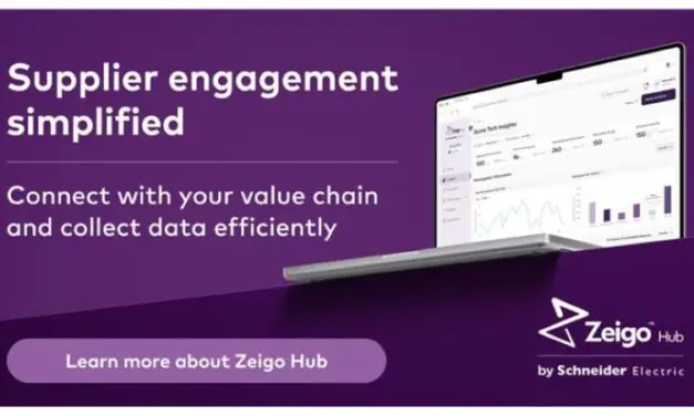 ชไนเดอร์ อิเล็คทริค เปิดตัวแพลตฟอร์ม “Zeigo™ Hub” ตัวช่วยสร้างความยั่งยืนองค์กร เร่งลดคาร์บอนในซัพพลายเชน ขับเคลื่อนเป้าหมาย Net-Zero ทั่วโลก
