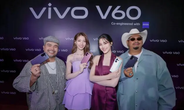‘หลิง – ออม’ แท็กทีมอวดสมาร์ตโฟนพอร์ตเทรตระดับโปร พร้อมเสิร์ฟความสวยในงานเปิดตัว vivo V60