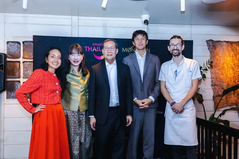 มอนซูน แวลลีย์ ร่วมกับ ททท. จัด “A Night of Thai Excellence” กลางกรุงลอนดอน ชวน “อเล็กซ์ อัลบอน” นักแข่งฟอร์มูลาวัน ร่วมฉลองให้กับที่สุดของความเป็นไทยผ่านอาหาร เครื่องดื่ม และกีฬามอเตอร์สปอร์ตระดับโลก