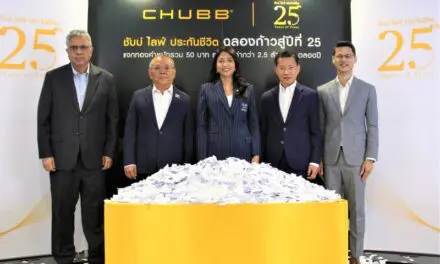 ชับบ์ ไลฟ์ ประกันชีวิต จับรายชื่อผู้โชคดีจากแคมเปญ “ชับบ์ ไลฟ์ ประกันชีวิต 25 ปี แจกทอง 50 บาท” ครั้งที่ 1