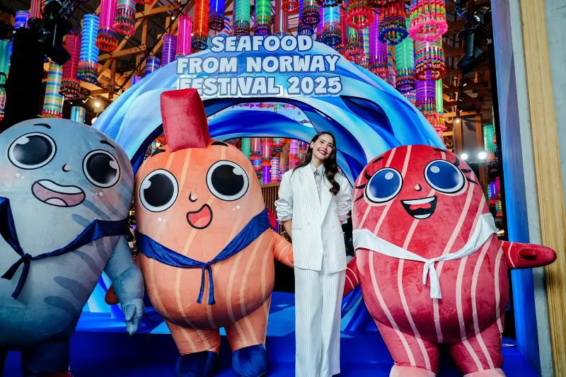 ญาญ่า – อุรัสยา ร่วมงาน Seafood from Norway Festival 2025 ครั้งแรกในประเทศไทยกับประสบการณ์ป๊อปอัพสุดพิเศษ เฉลิมฉลองครบรอบ 120 ปี ความสัมพันธ์ทางการทูตไทย–นอร์เวย์