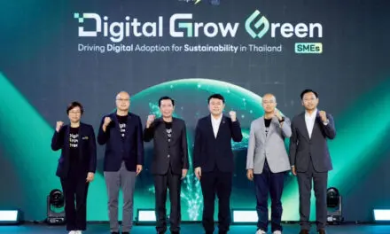 ดีป้า-อบก. เปิดตัวโครงการ Digital Grow Green ดัน 400 ผู้ประกอบการใช้แพลตฟอร์มบันทึกข้อมูลการปล่อยคาร์บอนฟุตพรินต์ธุรกิจ เพื่อนำไปสู่การปล่อยก๊าซเรือนกระจกสุทธิเป็นศูนย์ในปี 2065