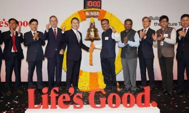 แอลจี อีเลคทรอนิคส์ อินเดีย เข้าจดทะเบียนในตลาดหลักทรัพย์อินเดีย (NSE) พร้อมประกาศวิสัยทัศน์ก้าวสู่องค์กรระดับชาติ