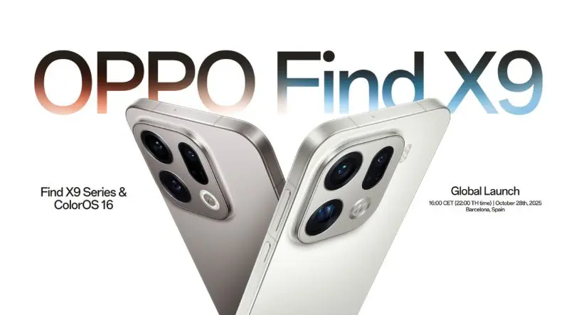 เตรียมเปิดตัว OPPO Find X9 Series พร้อมปฏิวัติวงการการถ่ายภาพบนสมาร์ตโฟนอีกครั้ง