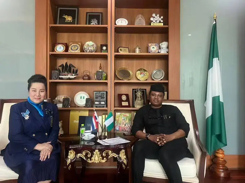 UNPKFC เข้าพบสถานเอกอัครราชทูตไนจีเรีย ประจำประเทศไทย เพื่อหารือความร่วมมือด้านสันติภาพและการประชุมสุดยอดผู้นำโลก 2025 (GLS2025)