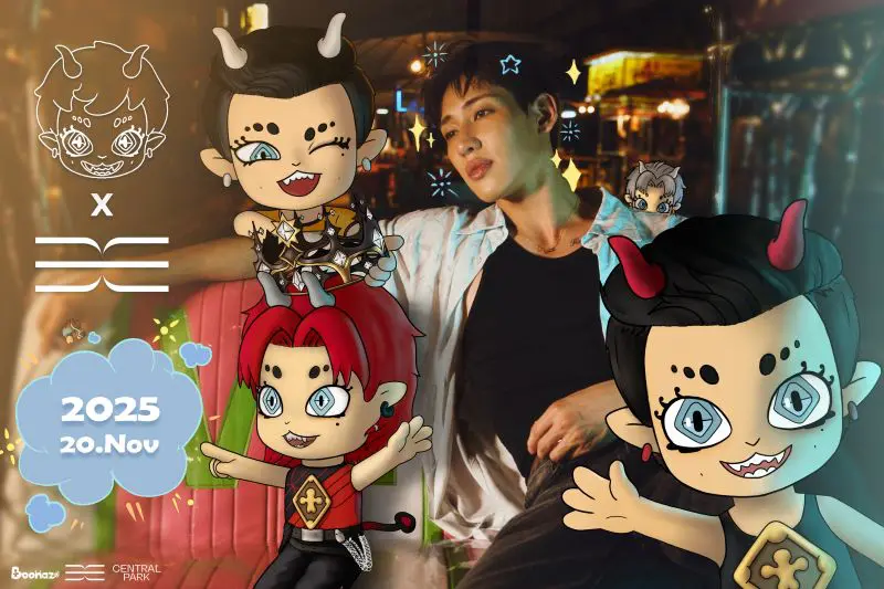Boonaz จับมือ ‘แบมแบม’ เปิดป๊อปอัพสุดคิ้วท์ครั้งแรกในไทย ที่ เซ็นทรัล พาร์ค 20-23 พ.ย.นี้! พร้อมเผยคอลเลกชันใหม่ “Mistveil Manor Plush Series”