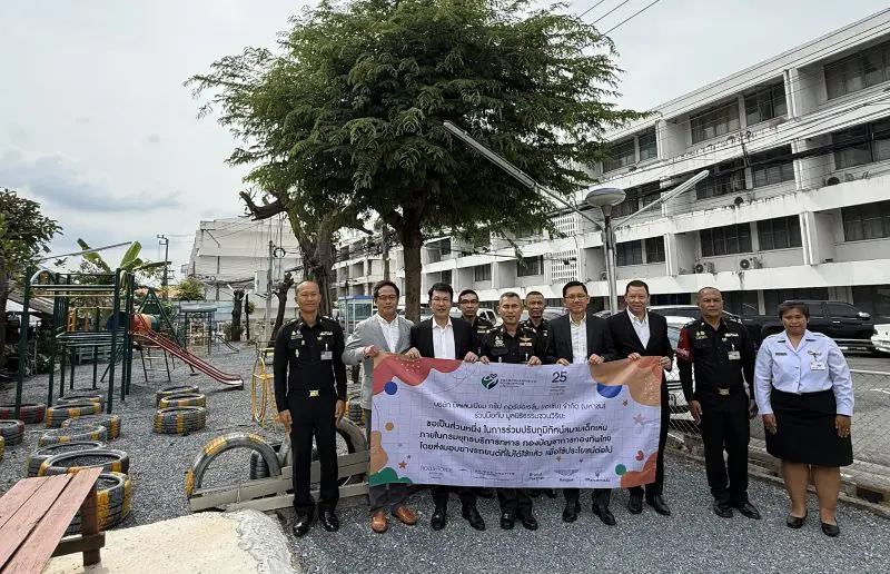 MGC-ASIA ร่วมกับมูลนิธิธรรมชวนวิริยะ ทำความดีตอบแทนสังคม ส่งมอบยางรถยนต์ที่ไม่ใช้งาน ปรับภูมิทัศน์สนามเด็กเล่น ภายในกรมยุทธบริการทหาร กองบัญชาการกองทัพไทย