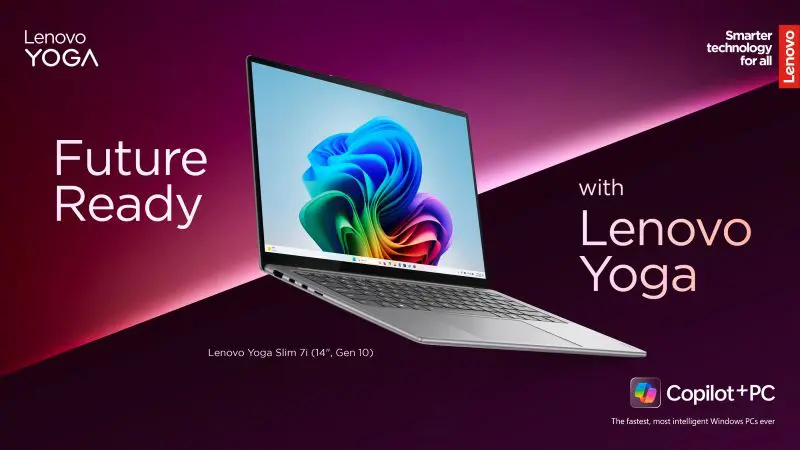 เลอโนโวชวนคนไทยร่วมค้นหาความพร้อมในการใช้งาน AI กับแคมเปญ Future Ready with Lenovo Yoga
