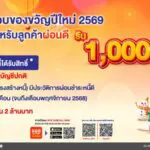 ลูกค้า เฮ! ธอส. มอบของขวัญปีใหม่ 2569 ผ่อนชำระดี รับเงิน 1,000 บาท