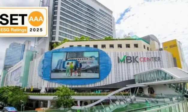 MBK คว้าคะแนนเรตติ้งหุ้นยั่งยืน SET ESG Ratings 2025 ระดับ AAA ซึ่งเป็นระดับสูงสุด โดยได้รับการคัดเลือกเป็นหุ้นยั่งยืนต่อเนื่องเป็นปีที่ 2 ติดต่อกัน