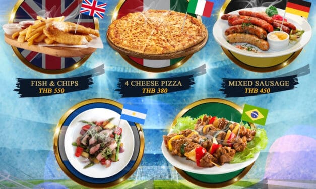 โปรโมชั่นบอลโลกที่ The Press Sky Bar