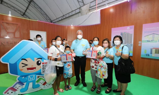 การเคหะแห่งชาติร่วมออกร้านกาชาด ปี 2565 ภายใต้บูธกระทรวง พม. ตั้งแต่ 8-18 ธันวาคม 2565 ณ สวนลุมพินี