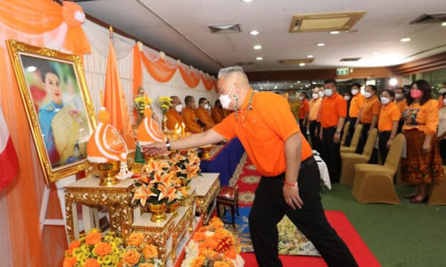 การเคหะแห่งชาติจัดพิธีเจริญพระพุทธมนต์ ทำบุญตักบาตร และปล่อยปลาถวายแด่เจ้าฟ้าพัชรกิติยาภาฯ