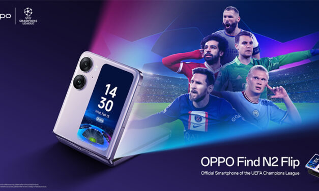OPPO Find N2 Flip เตรียมเปิดตัวเป็นสมาร์ตโฟนสนับสนุน UEFA Champions League อย่างเป็นทางการวันที่ 15 กุมภาพันธ์ นี้