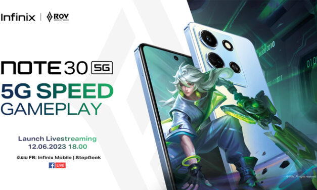 Infinix เตรียมเปิดตัวเกมมิ่งโฟนรุ่นใหม่ NOTE 30 Series คุ้มค่าในเรทราคาไม่เกิน 8,000 บาท เริ่มขาย 13 มิถุนายนนี้!