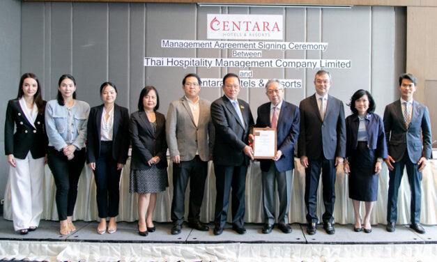 เซ็นทาราจับมือไทย ฮอส พิทาลิตี้ แมเนจเม้นท์ จำกัด ลงนามสัญญาบริหารโรงแรมแห่งที่สองในกรุงเทพฯ ร่วมกัน