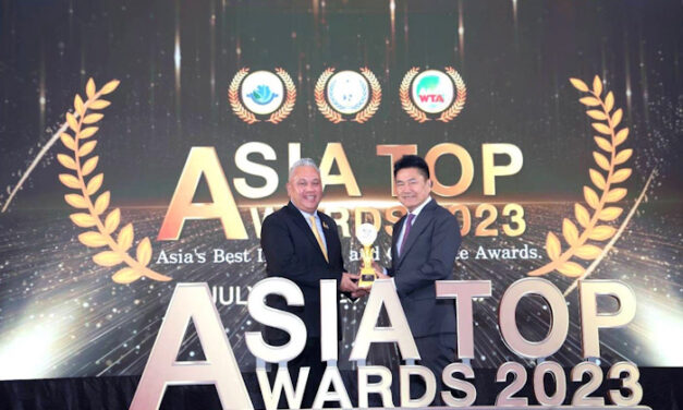 การเคหะแห่งชาติรับรางวัล Asia Top Awards 2023 สาขา Best State Enterprise Executive