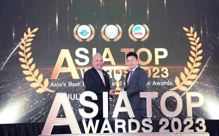 การเคหะแห่งชาติรับรางวัล Asia Top Awards 2023 สาขา Best State Enterprise Executive