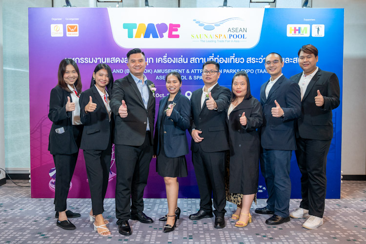 ภาครัฐ-เอกชน เตรียมจัดงาน ASEAN Pool & Spa Expo พร้อมด้วย TAAPE 2023 แสดงสินค้าและเจรจาธุรกิจสระว่ายน้ำ สปา สวนน้ำ สวนสนุก และแหล่งท่องเที่ยวระดับนานาชาติ