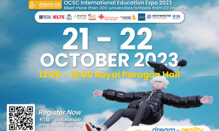 พร้อมแล้ว! งานมหกรรมศึกษาต่อต่างประเทศ “OCSC International Education Expo 2023” 21-22 ตุลาคม 2566 ณ รอยัล พารากอน ฮอลล์