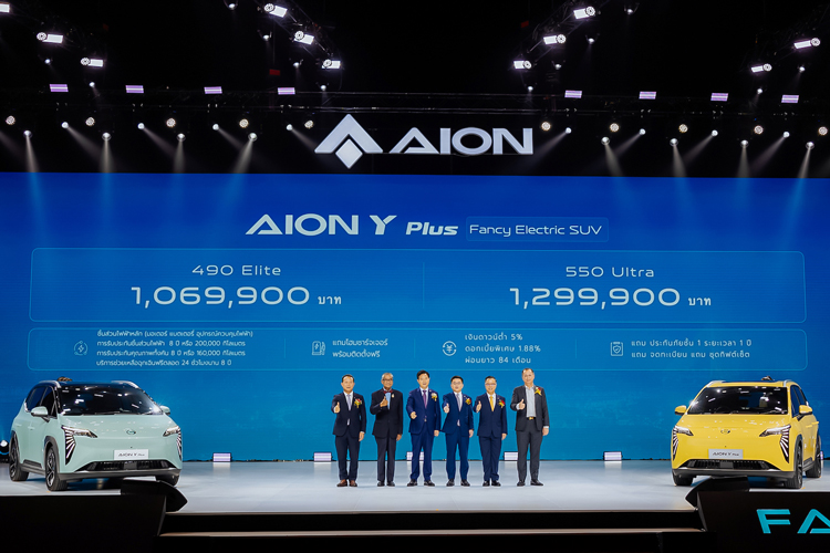 สวย ล้ำ กับ ‘AION Y Plus’ รถยนต์ SUV พลังงานไฟฟ้าจากค่าย AION ประเทศจีน