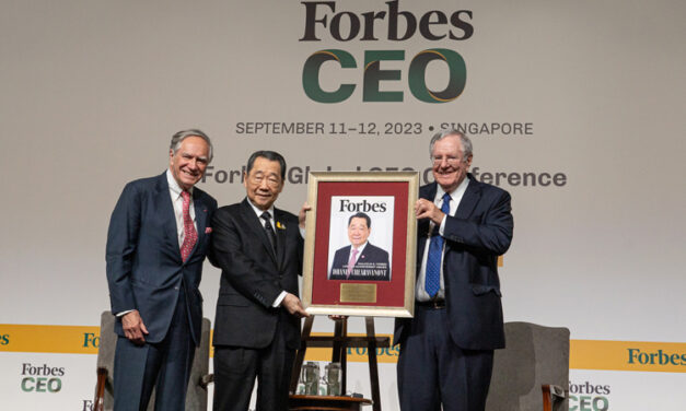 “ธนินท์ เจียรวนนท์” รับรางวัลเกียรติยศ “MALCOLM S. FORBES LIFETIME ACHEIVEMENT” จาก Forbes