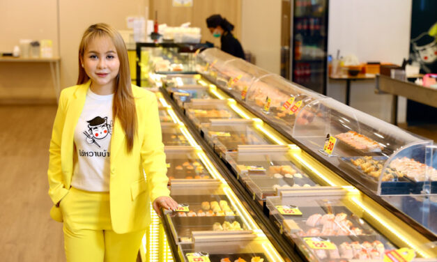 ไข่หวานบ้านซูชิ ผงาดสู่ปีที่ 7 ตั้งเป้าสู่ธุรกิจแฟรนไชส์ร้านซูชิ ถูกใจคนไทยทุกระดับ จัดแคมเปญ สะสมแสตมป์ แทนเงินสด หรือแลกรับของพรีเมี่ยม ลิมิเต็ด อิดิชั่น